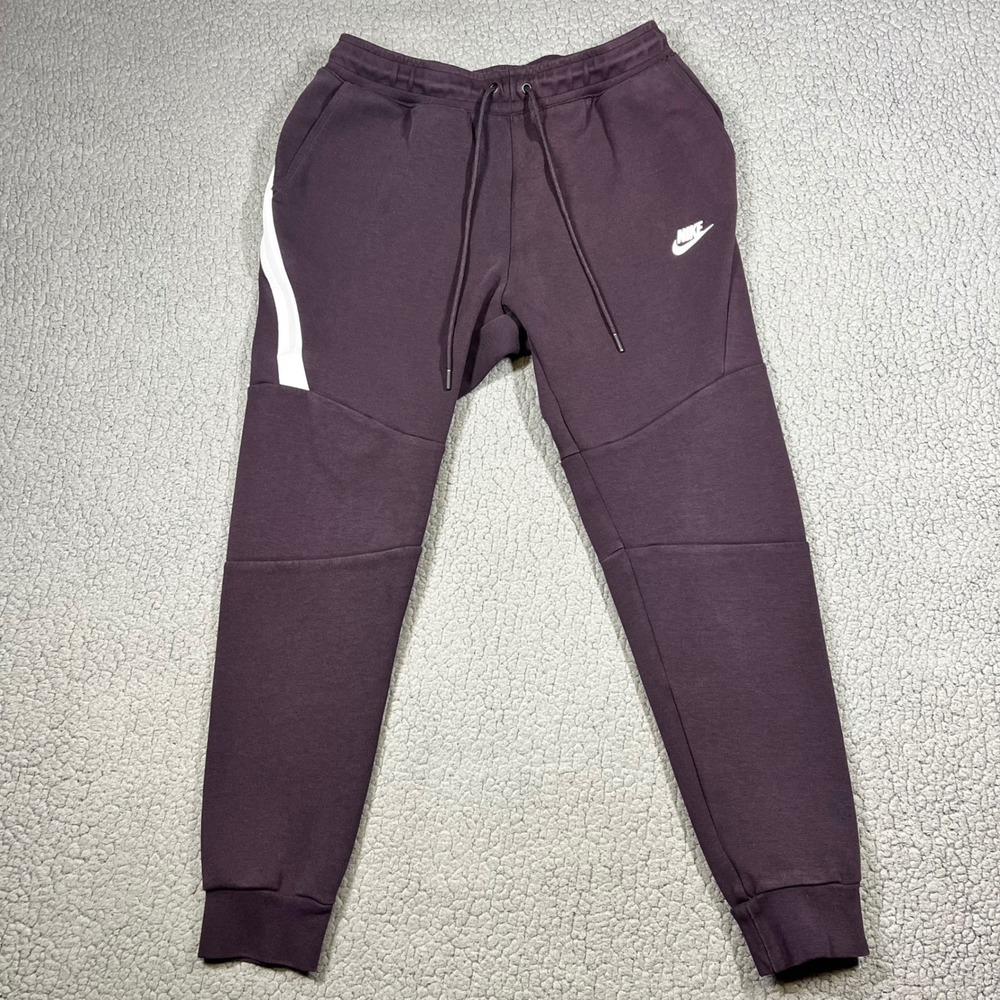Nike Jogger Pants Men M Tech Fleece Tapered Purple Gorpcore 805162-659